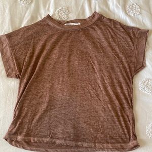 Hippie Rose Brown T-shirt